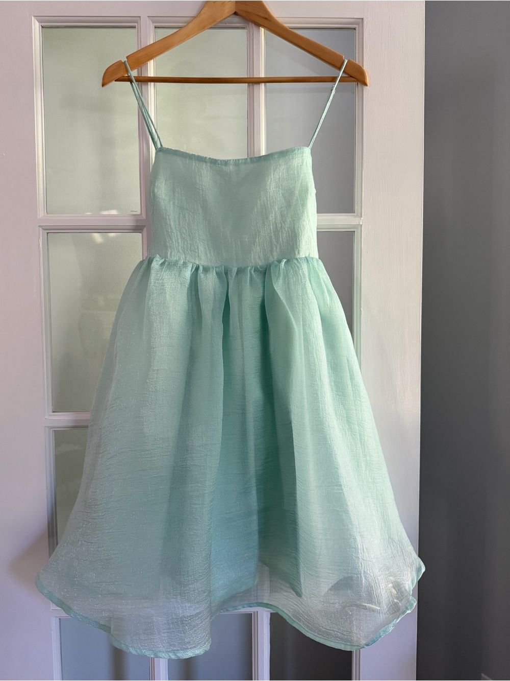 Selfie Leslie Mint Spaghetti-Strap Midi Dress